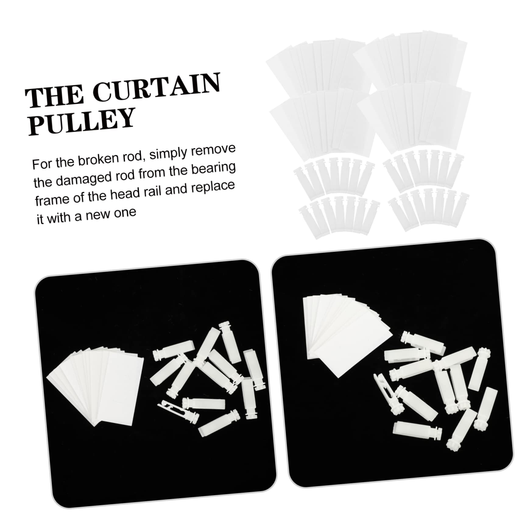 ULDIGI Blinds Repair Tabs Vertical Blind Stems No Drilling Easy Install Replacement Parts