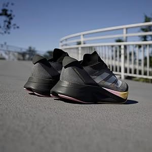 アディゼロボストン12 27.0 ブラック アディダス adidas Adizero Boston 12 Shoes - Black | Free Shipping with