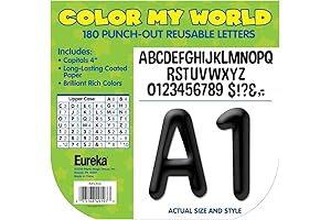 Educational Alphabet and Numbers Bulletin Board Poster Set