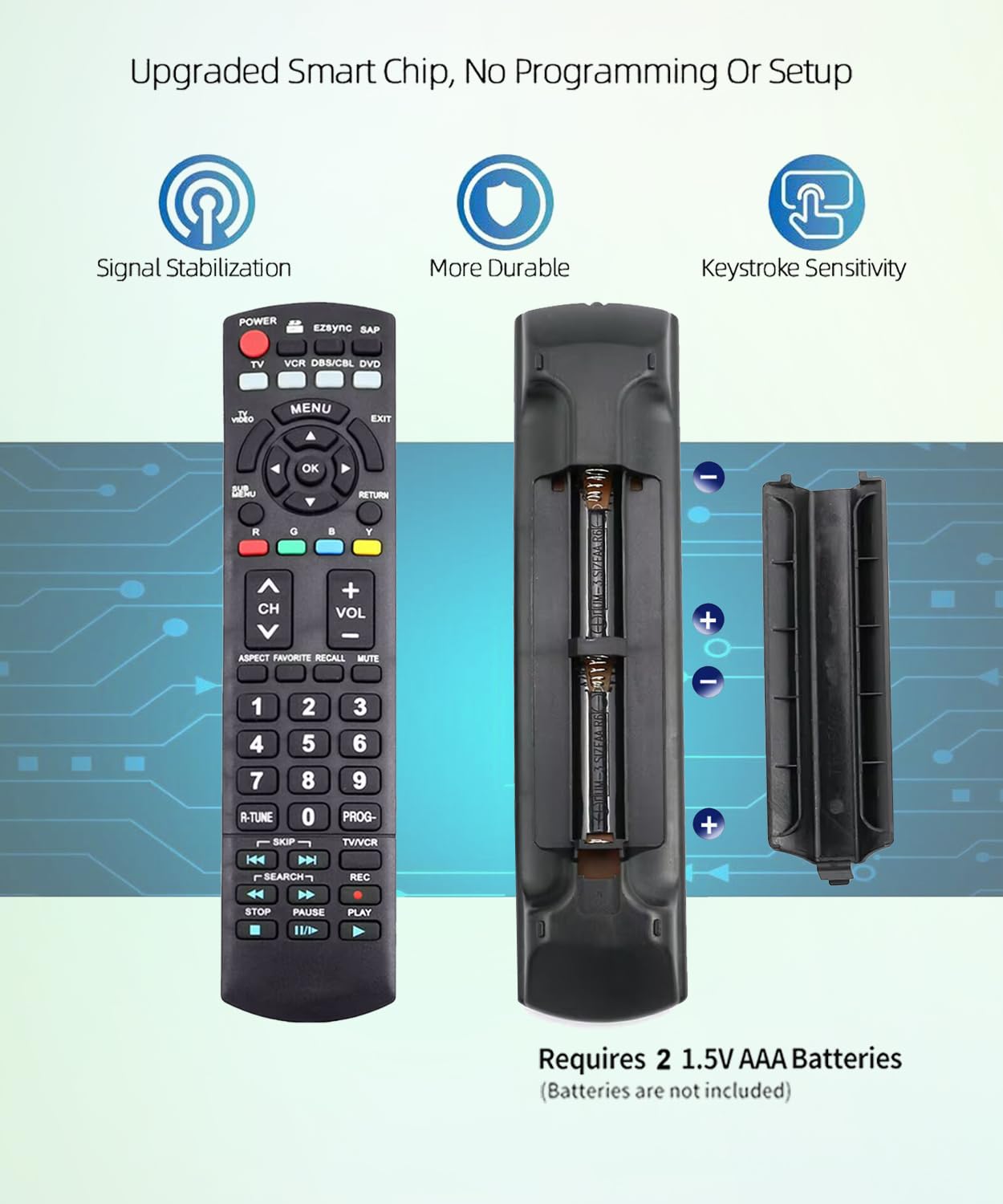 Amazon.com: JISOWA Remote Control for Panasonic HD TV TH