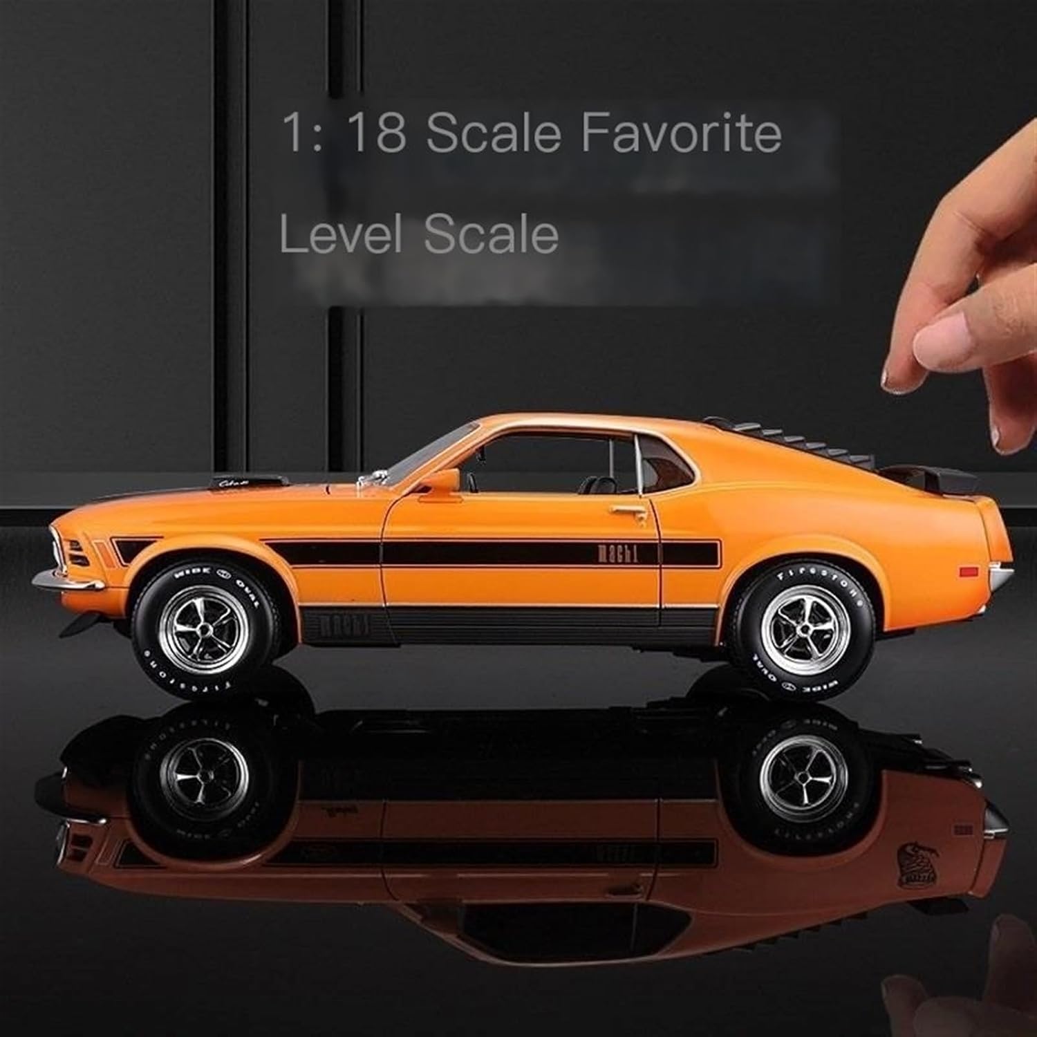 1:18 Alloy Classic car car Model(1970 Blue)