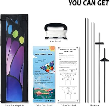 Butterfly Kite for Children and Adults Kite for Children and Adults Beach Kite Children's Kite Single Line Flight Wind Butterfly Kite