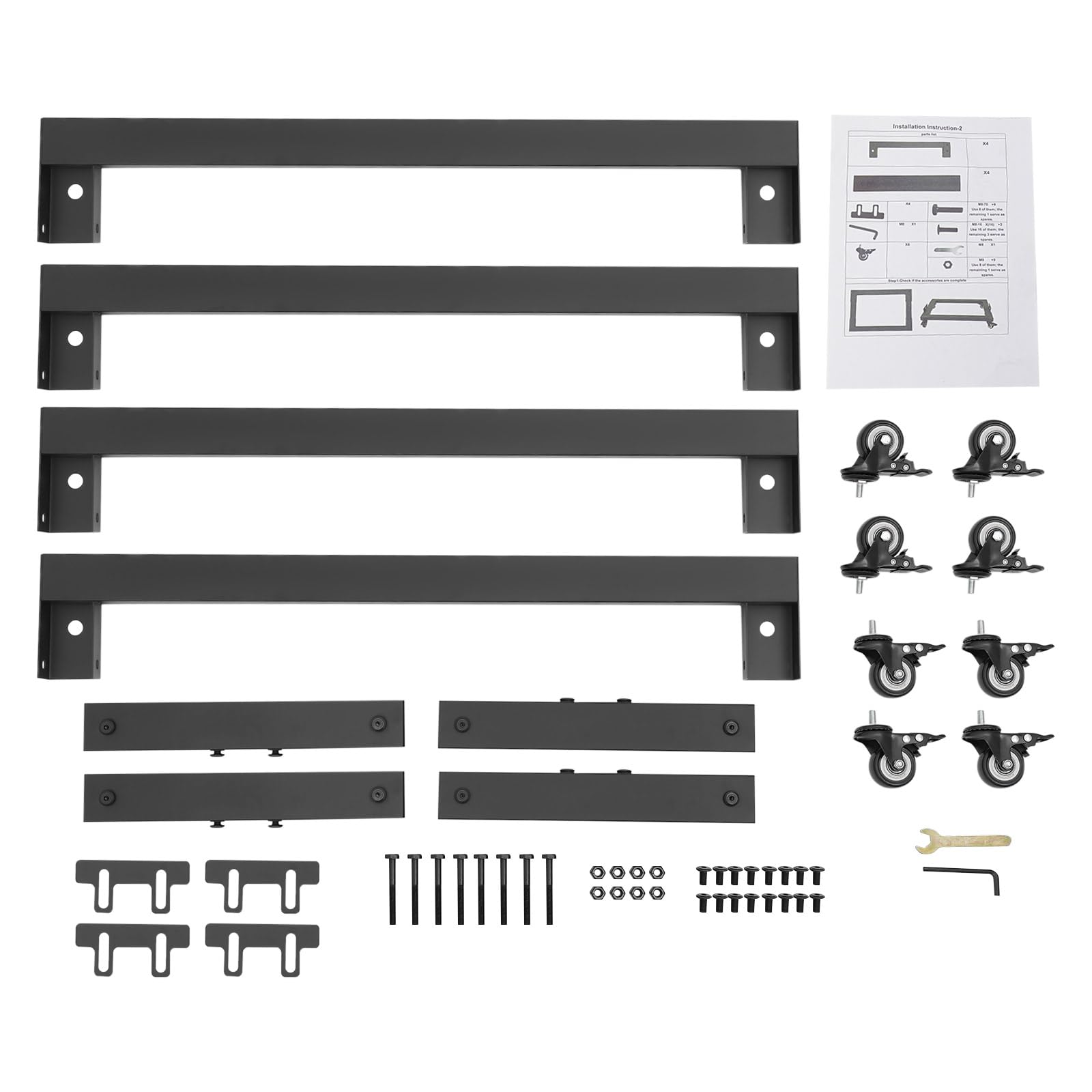 2pcs Möbel Transportroller bis 150kg 4 Räder Möbelrollen Schwerlast | Möbel Dollies Strapazierfähig Möbel Transportroller Set Tragbare Bewegliche Rollen Transportrollen Rollen für Möbel