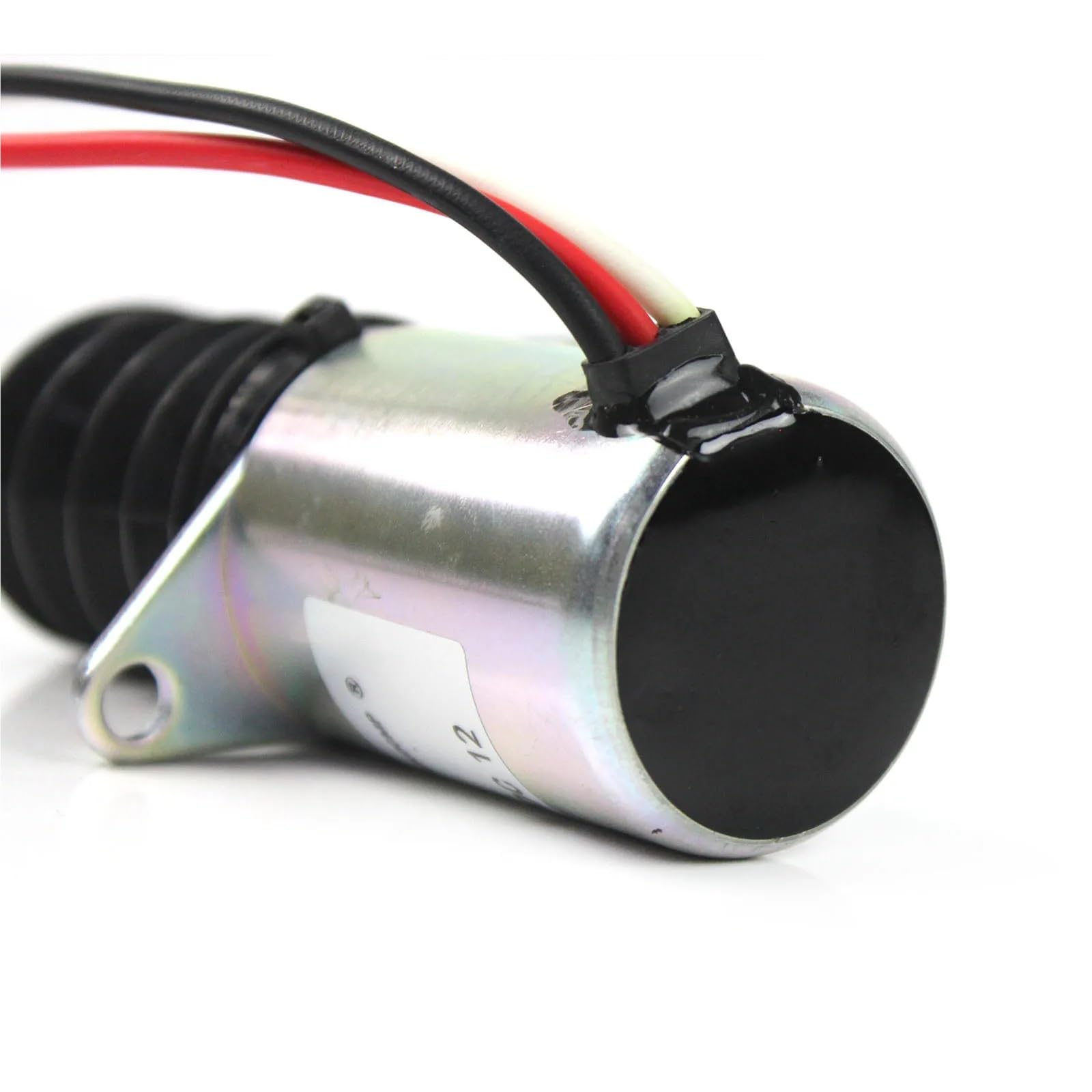 Solenoide de corte de combustible Solenoide de corte de combustible de 12 V AM124379 AM103337, compatible con cortacésped John Deere 415, 455, F915, F925 y F935.