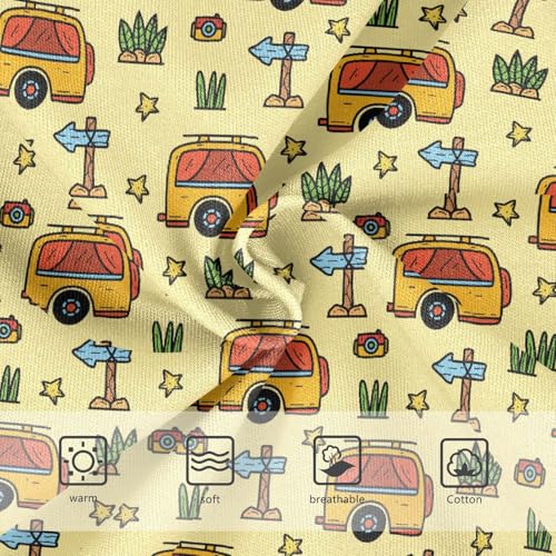 Girls' Underwear Desert Bus Cotton Stretch Comfort Toddler Panties3