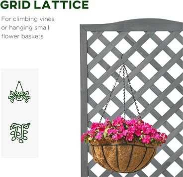 Raised Garden Bed/Garden Bed Galvanized Planter(Natural Wood)