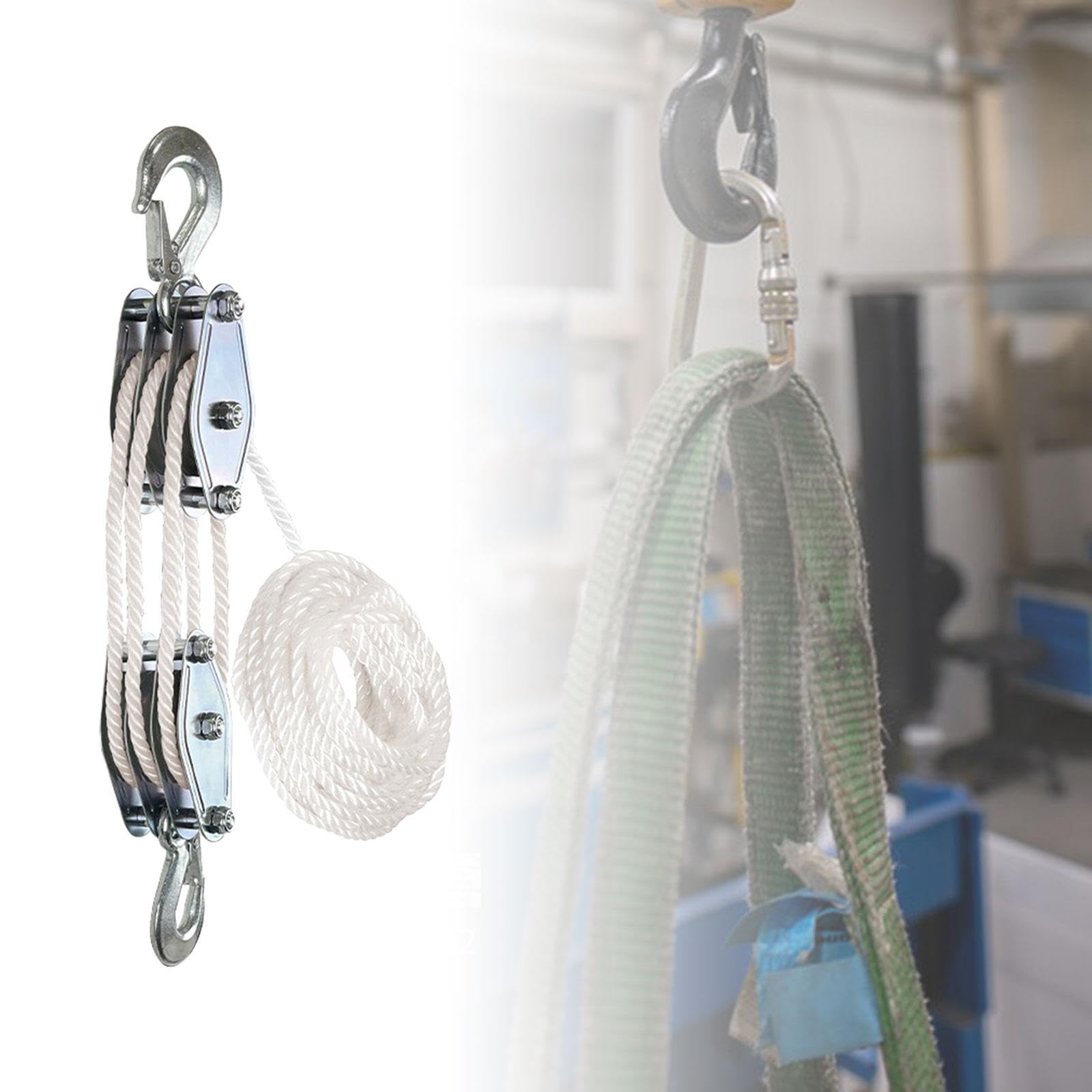 de Poleas para Elevación con Cuerda para El Cuidado de Animales Y La Construcción.