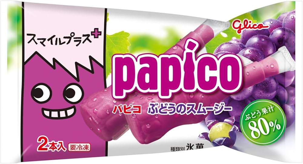 Amazon.co.jp: [冷凍] 江崎グリコ スマイルプラス＋ パピコ 90ml×27個