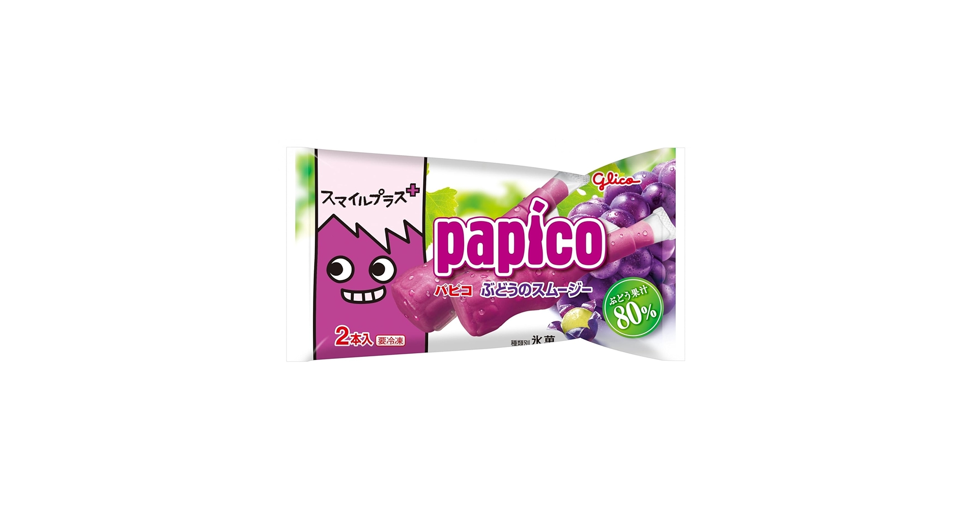 パピコさん専用　2口 Amazon.co.jp: [冷凍] 江崎グリコ スマイルプラス＋ パピコ 90ml×27個