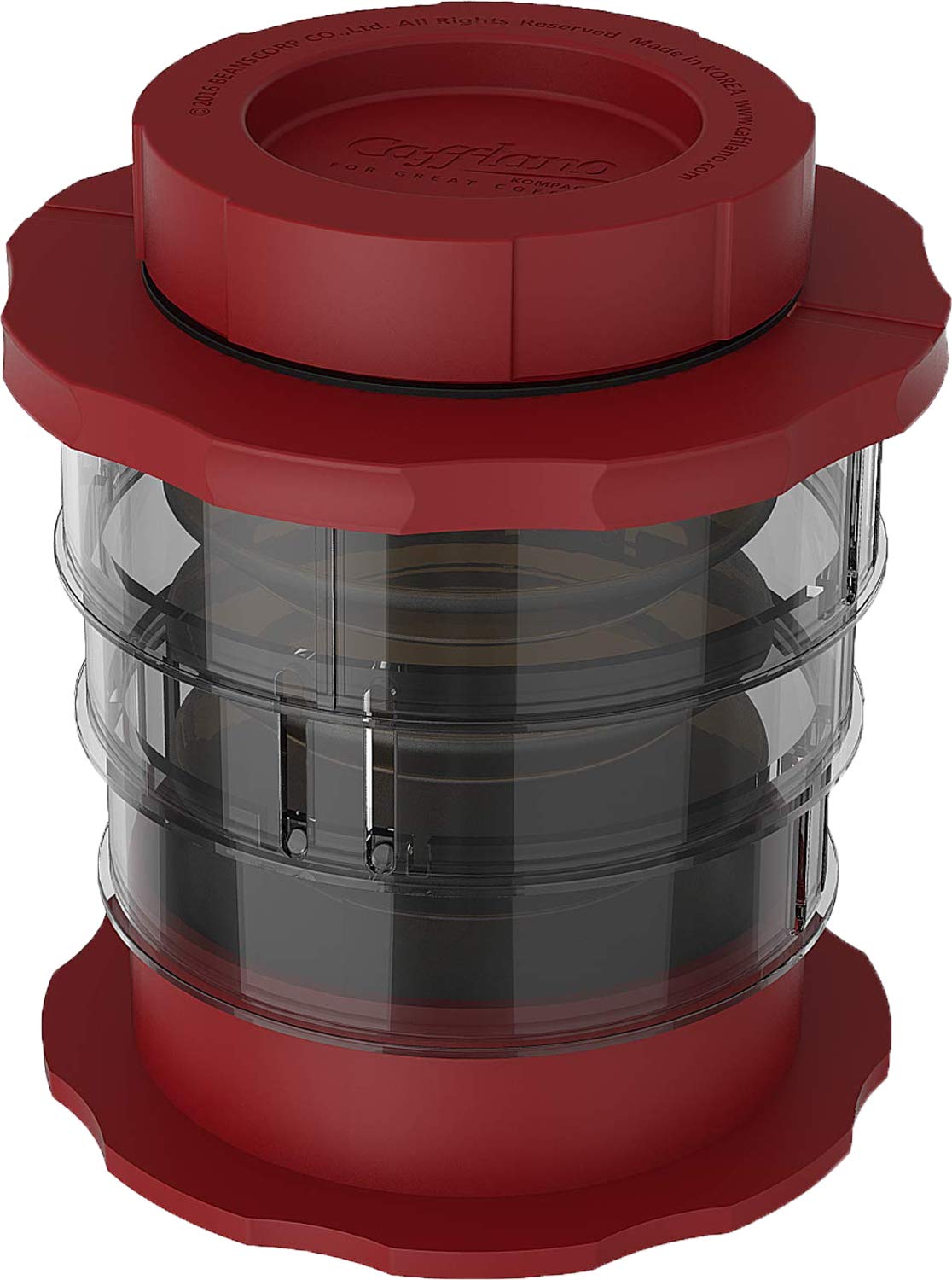 CafflanoKompact, Immersion Coffee Brewer, Red