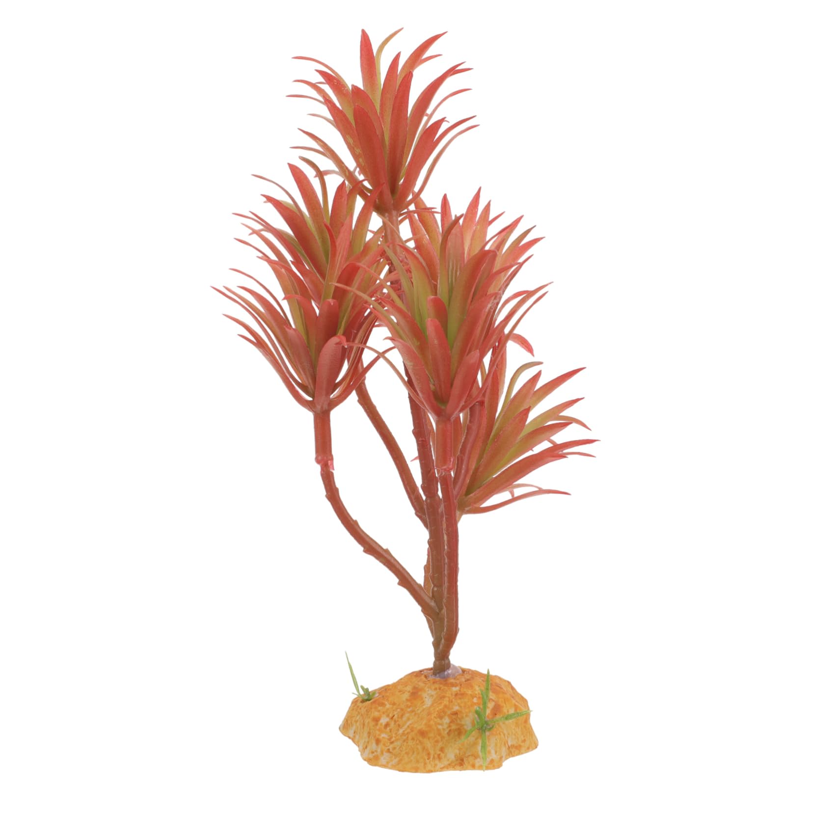 YARNOW 4piezas Planta Artificial para Acuarios y Terrarios Decoración De Paisaje Plástico Seguro para Peceras De Agua Dulce y Salada Accesorio Lifelike para Reptiles y Peces Modelo Qm