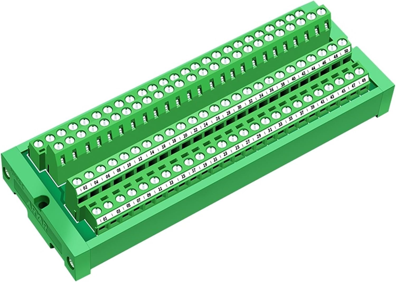 50 to 50 ChannelsDIN Rail Mount Power Supply Distribution Terminal Blocks Splitter Board Power Distribution Module