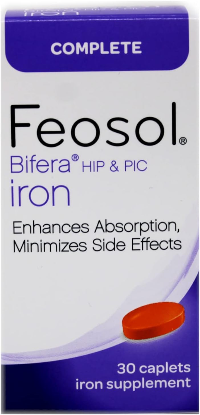 FeosolBifera Iron Caplets Complete 30 ea (Pack of 10)