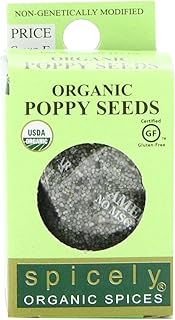 Spicely Organic Poppy Seed, 0.6 Ounce (Pack of 6)