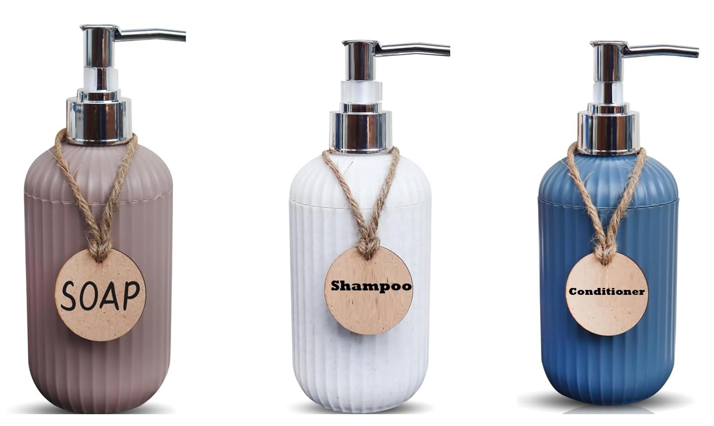 SKADIOO Liquid Soap Dispenser|Sanitizer Dispenser, Lotion, Shampoo Dispenser | 3 Handwash Bottle for Kitchen | Soap Dispenser for Wash Basin | 300 ML (Pack of 3,) (B0DJ8N6H6K) Amazon Price History, Amazon Price Tracker