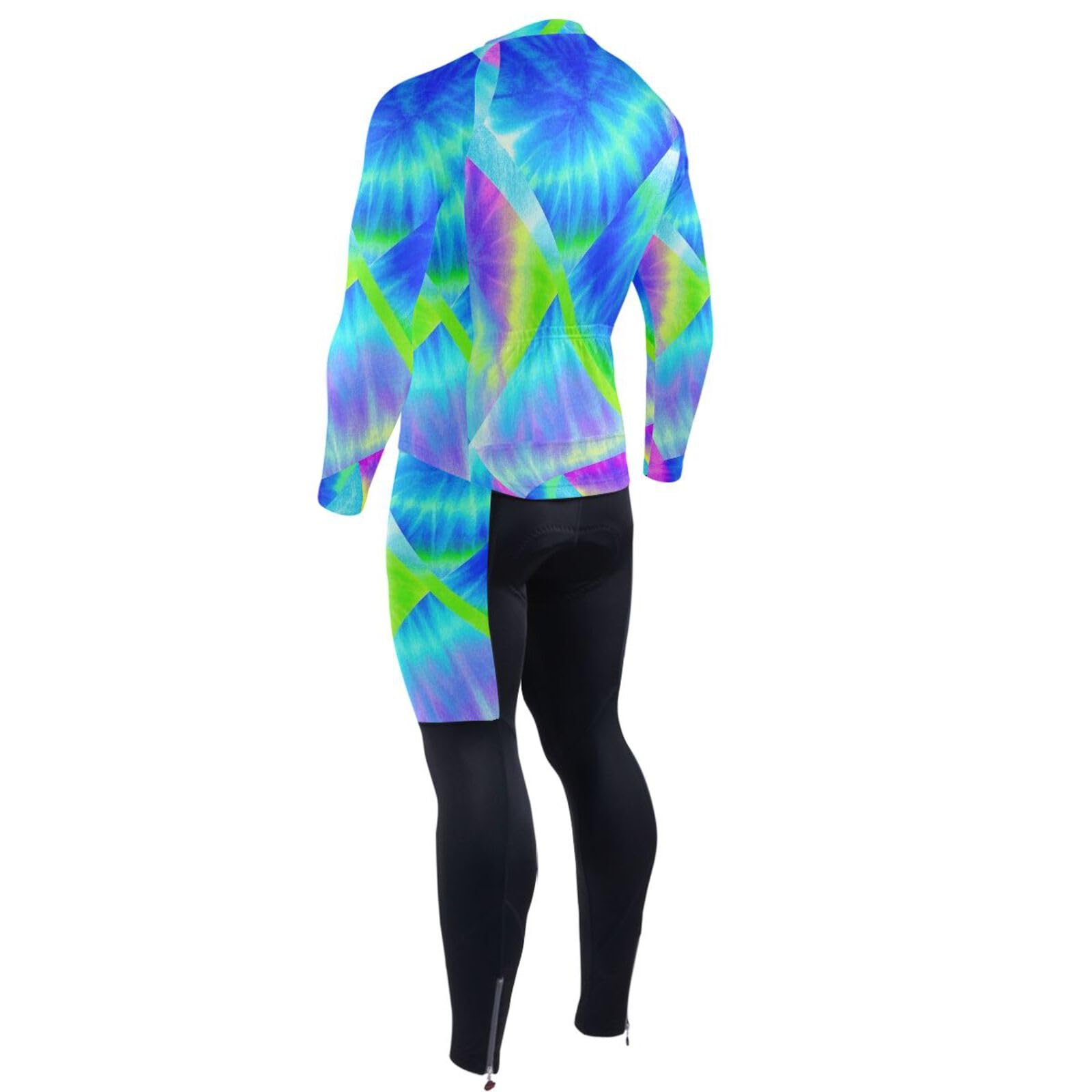 Herren Radtrikot mit Taschen, schnelltrocknend, Mountainbike-Shirts für 3D-gepolstert