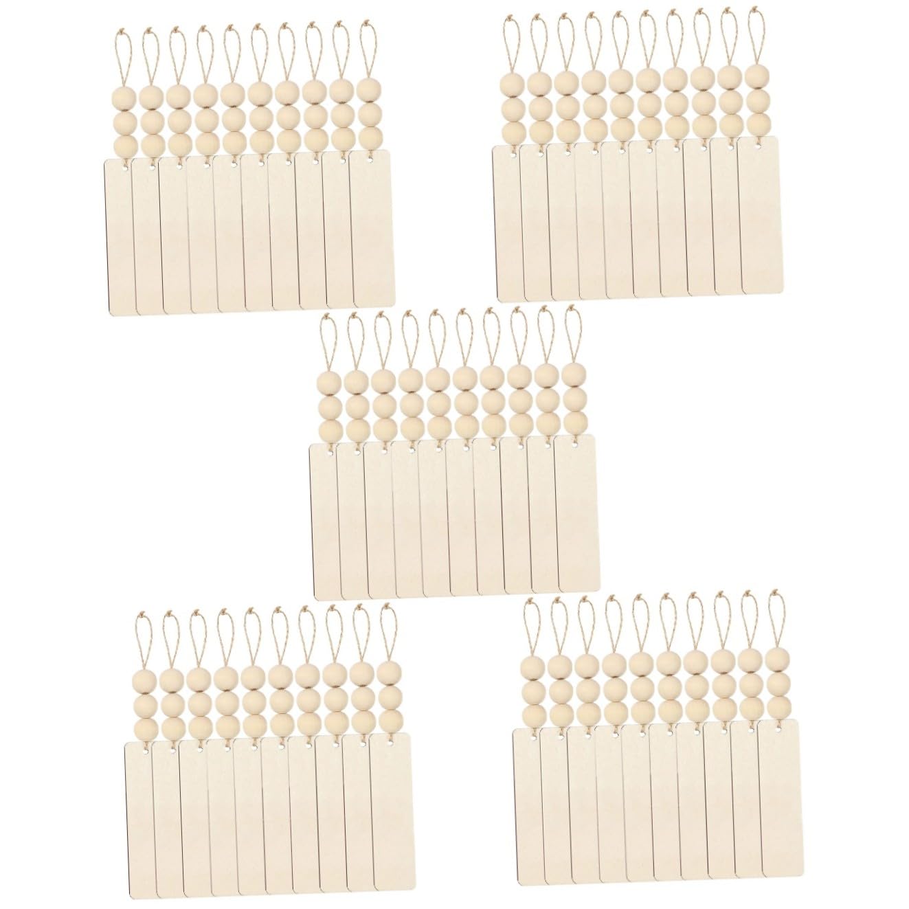 Signets bois artisanat support vierge avec cordes pour Noël