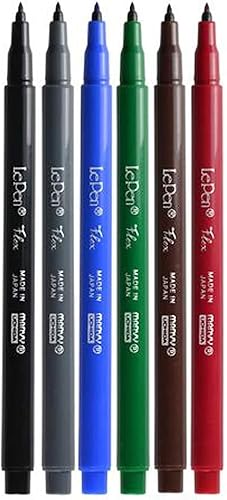 Miniatura 2 de LePen Flex - Juego de 6 bolígrafos de color primario (4800-6A)