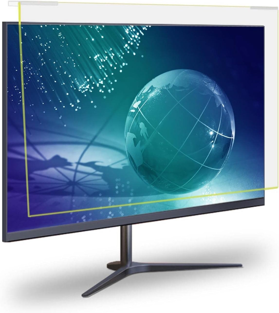 Computer Screen Protector Film, 17-32 Inch Blue Light Blocking Screen Protector Panel, Hanging Type Acrylic Filter For Desktop Monitor, Reduce Glare Reflection And Eyes S,Diagonal-24.1in/61.4cm