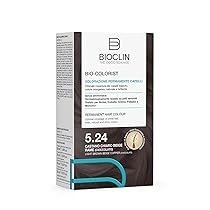 BIOCLIN Bio-Colorist Colorazione Permanente Capelli Castano Chiaro Beige Rame Cioccolato 5.24 – Senza Ammoniaca – Con Olio di Argan – Copertura Capelli Bianchi – Colore Naturale e Brillante