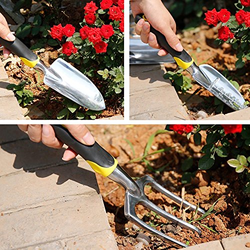 Aluminum giardinaggio strumenti set attrezzi