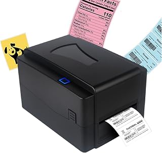 Label Maker, 300DPI Label Maker, Sticker Maker with Printing Width 15-108mm (0.6-4.3in), Transfer Label Printer for Home Organizing (Withcutter)