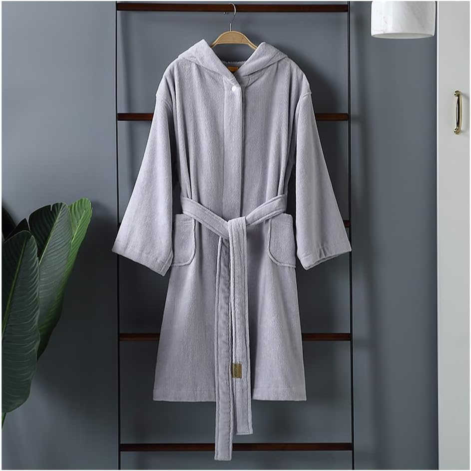 XUEMML Kids Boys Girls Hooded Bathrobe Toddler Robe， Cotton Quick-drying Towel Material Bathrobe Absorbent Bath Towel Cloak