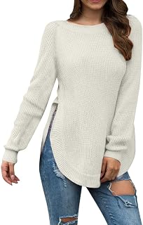 FDJIAJU Female Knitwear Sweaters - Fashion Autumn Oversized Soft Sweaters For Women Casual Loose Fit Long Sleeve Solid