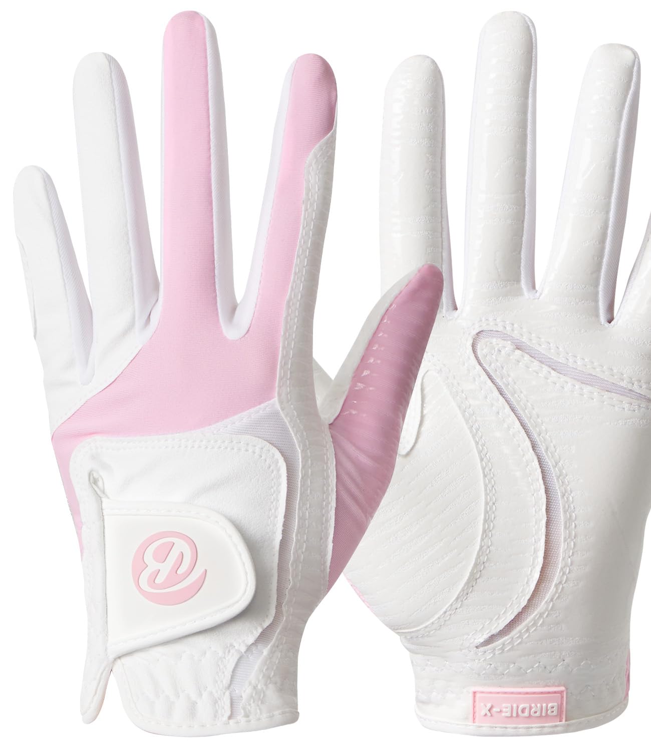 Guantes de golf rosa para días de torneo en campos de césped 8