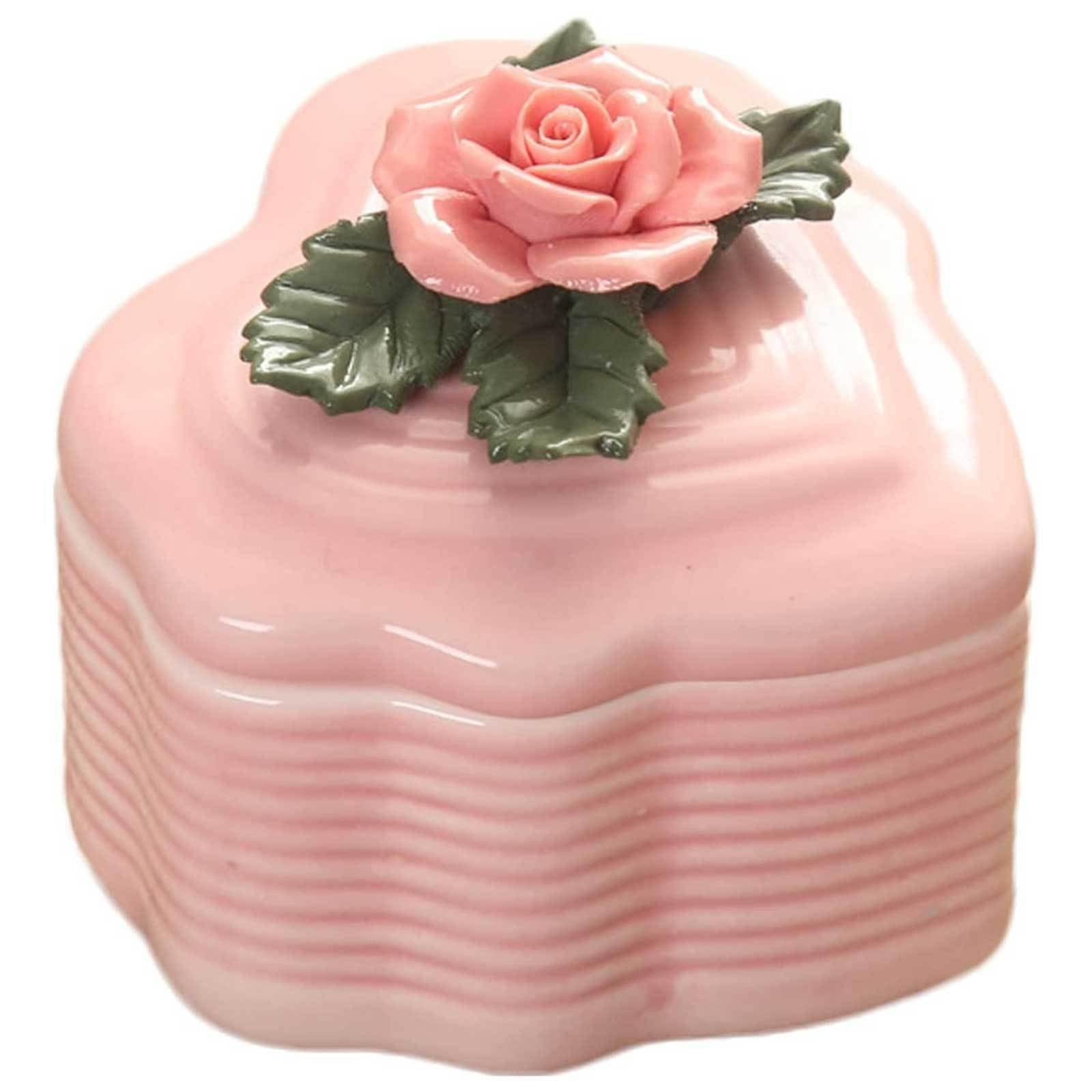 Pet urn, Cremation Mini Urns for Human/Pet Ashes Beautiful Tiny Keepsake Handicrafted Decorative Urn(Pink)