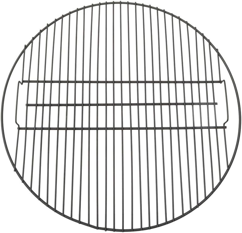 Sunnydaze Fire Pit Cooking Grill Grate for Outdoor Campfire BBQ, Heavy Duty 24-Pound Capacity, Black, 30-Inch