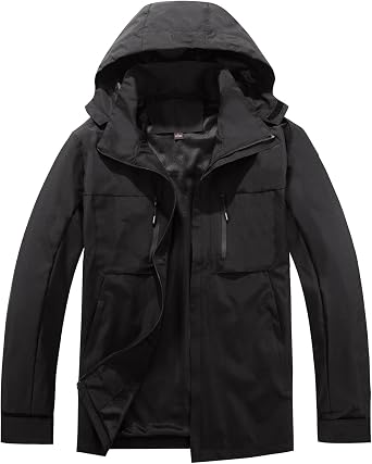 Men's Outdoor Jacket Windproof Sport Jakcet Waterproof Couple Jacket Hooded lightweight Windbreaker Coat for Outdoor Hiking Trekking