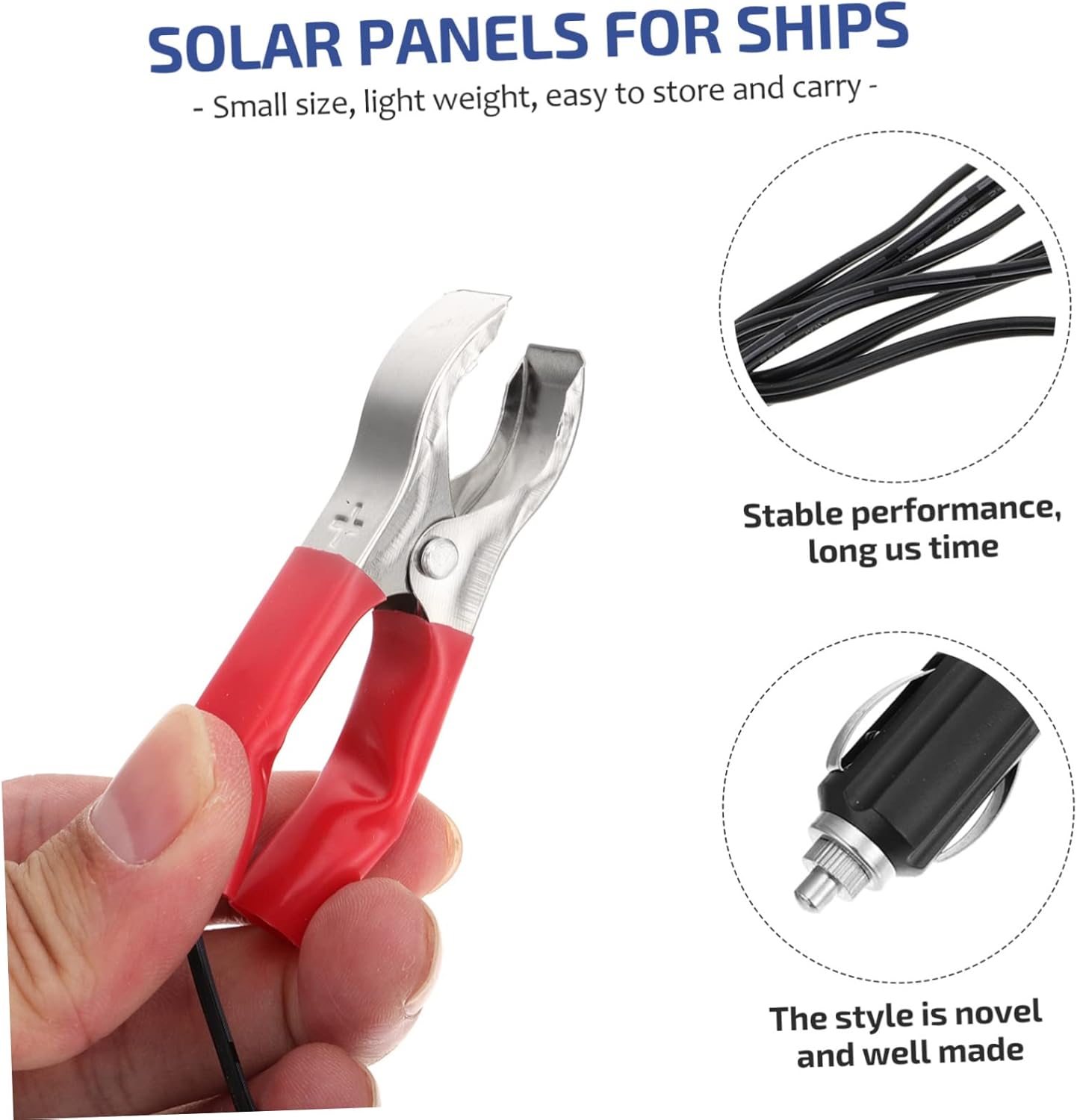 SUPVOX Portable Solar Panel Charging Kit for RVs and Boats Emergency Power Supply Waterproof Monocrystalline Design Dual USB Outputs