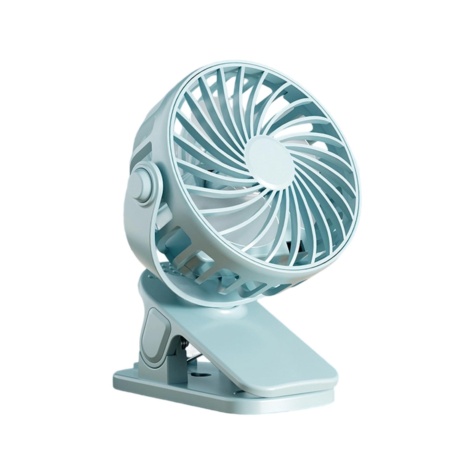 Oxxggkao Compact Desktop Clip Fan with Adjustable Clip Small Charging Air Circulating Fan for Personally Space for Offices, Dorm USB Power