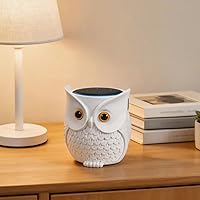 Vista 8 de Soporte para altavoz inteligente con estatua de búho mejorado para Echo Dot 4ª/3ª/2ª y 1ª generación, Google Home Mini/Google Nest Mini