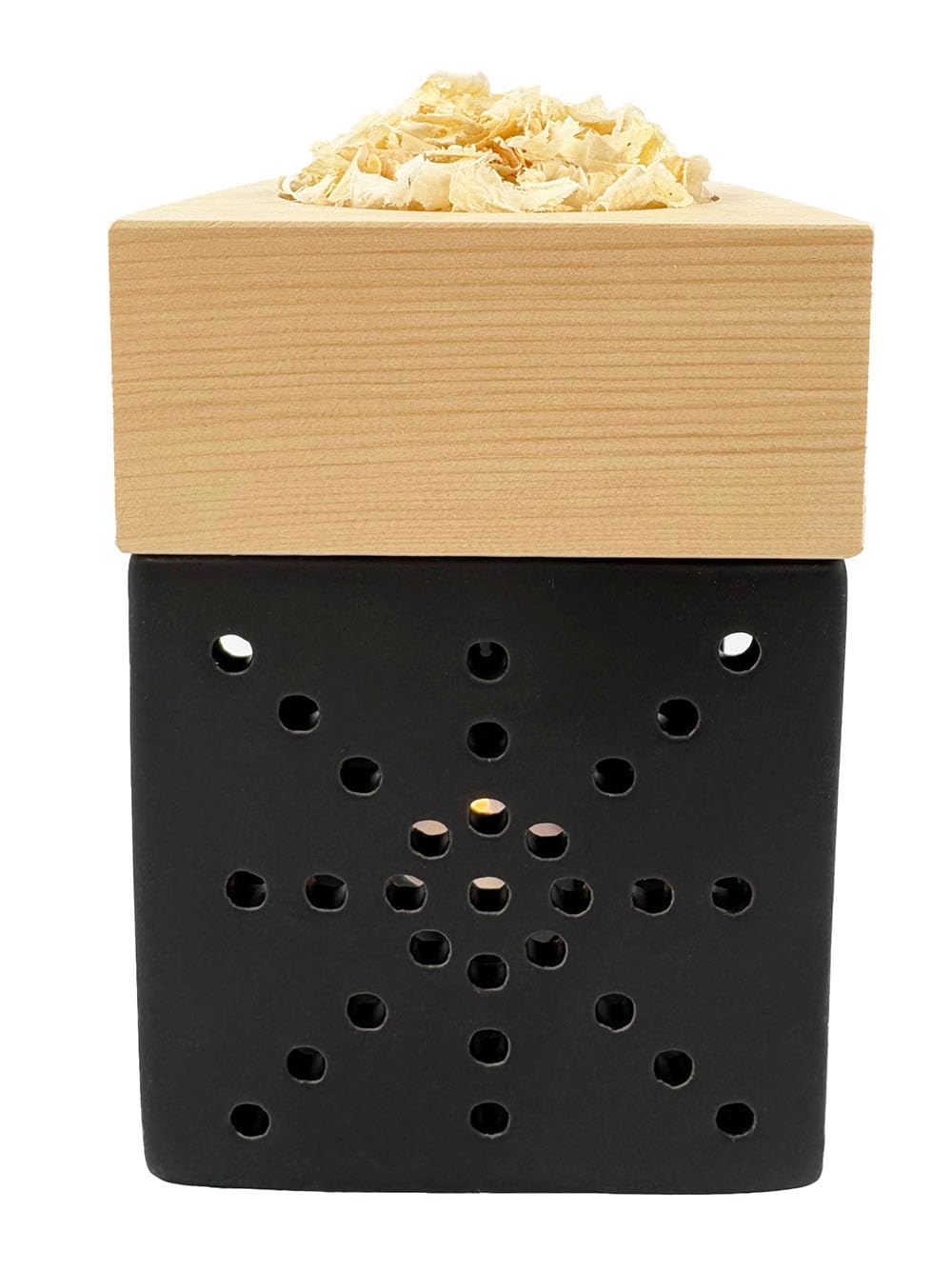 Diffuseur de pin « Zirben Kraftwerk » - Parfum d'ambiance et désodorisant avec copeaux de pin