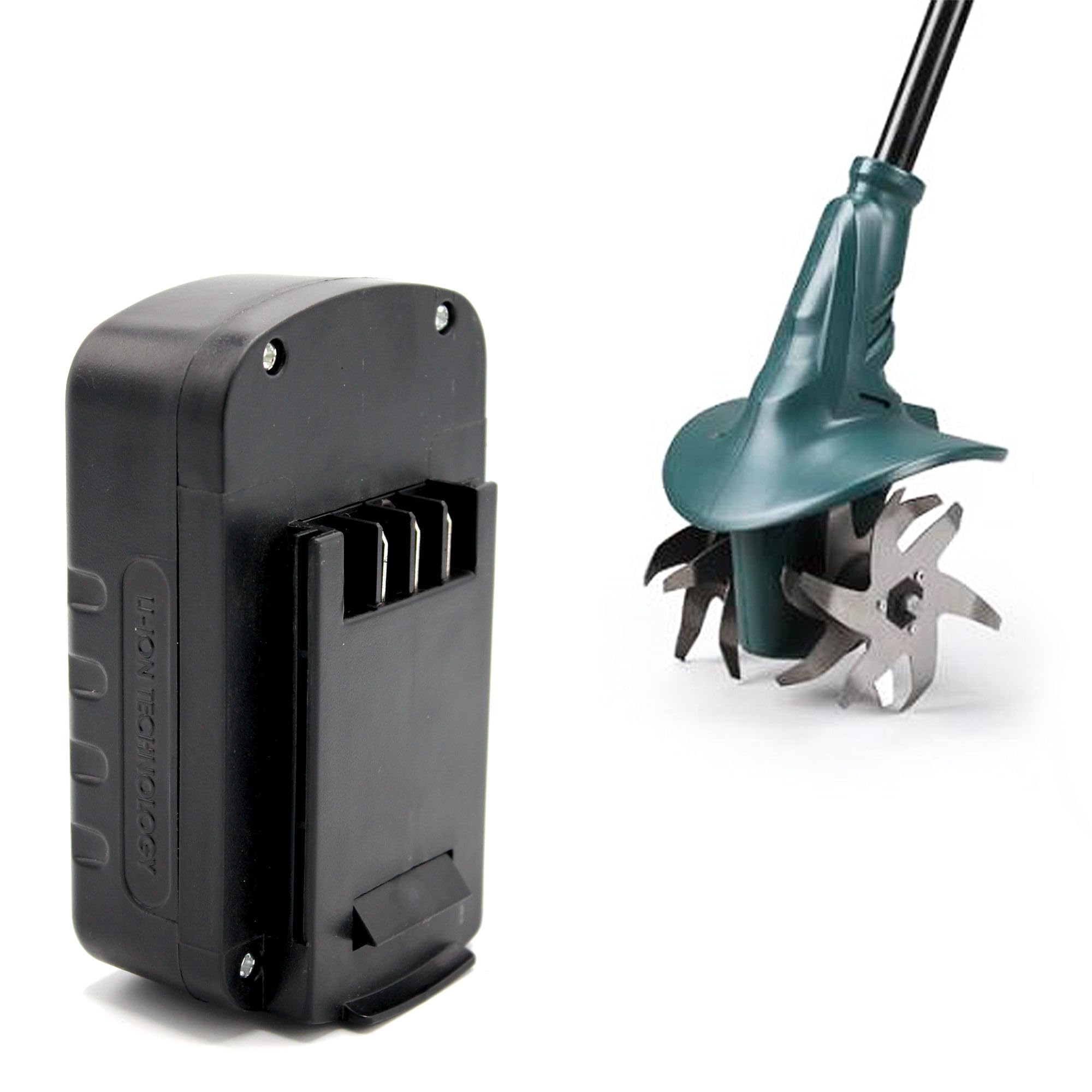 FISHTEC Batteria agli ioni di Litio East® Power Tools per motozappa a Batteria 18 V