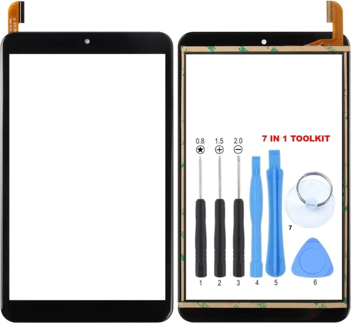 GR TOUCH Screen Replacement for Onn 8" tablet ONA29tb002