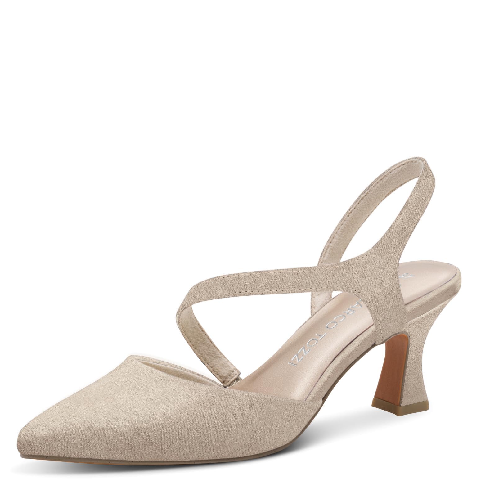 Marco Tozzi Women's Pumps Soft Feel Me Footbed Soft Lining Vegan Vegan, Beige (Dune), 4.5 UK