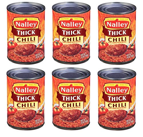 Nalley Thick Chili Con Carne With Beans, 15 oz (Pack of 6)