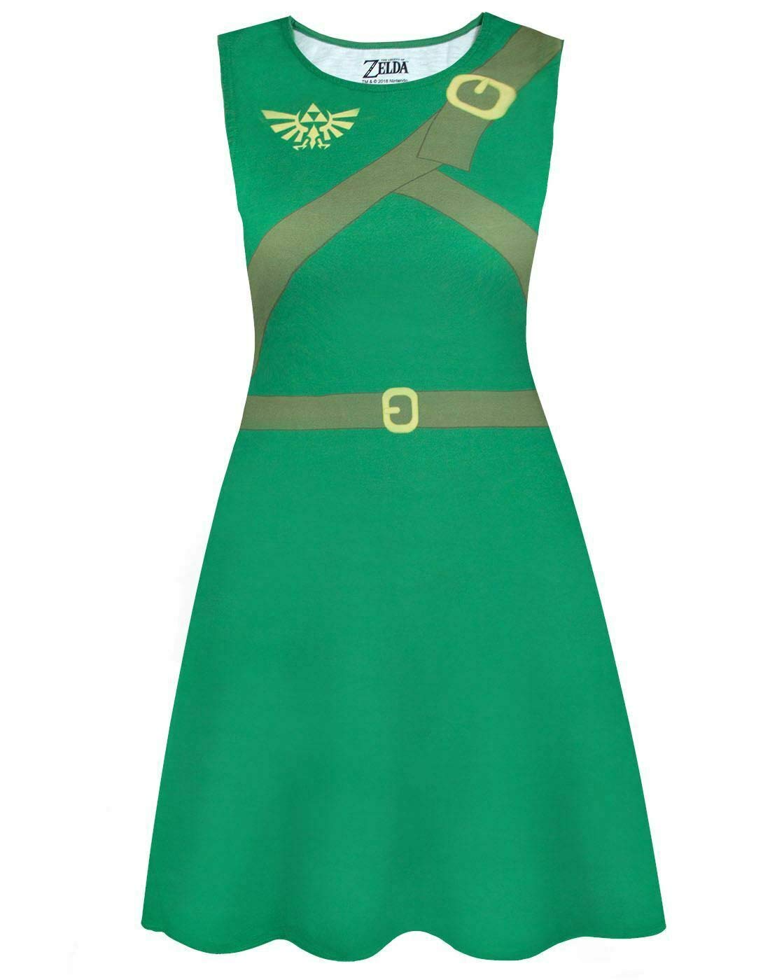 The Legend of Zelda Classic Costume Dress Green