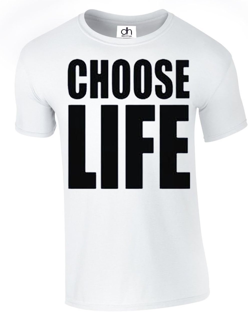 D&HChoose Life Fancy Dress 80's 90's Party Geek Nerd Funny Hipster Swag 4 Colours Tshirt Unisex (ChooseLife,T-Shirt)