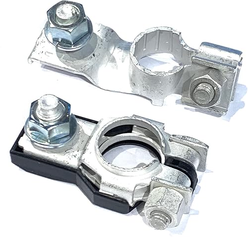 Miniatura 2 de EDS Juego de terminales. Compatible con terminales de batería positivanegativa de repuesto 243407F003  243407999B 24340-7F003  24340-7999B para