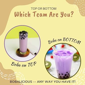 BUBBLE TEA SUPPLY 2 bags 80-90 drinks of Boba Powder Variety for Tapioca Pearls Fruit Milk Tea Bubbles Instant flavored drinks with brown sugar boba UBE (PURPLE YAM)