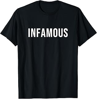 Rumeurs de relance de la licence Infamous, susceptible d'enchanter les fans originels 6 Infamous T-Shirt