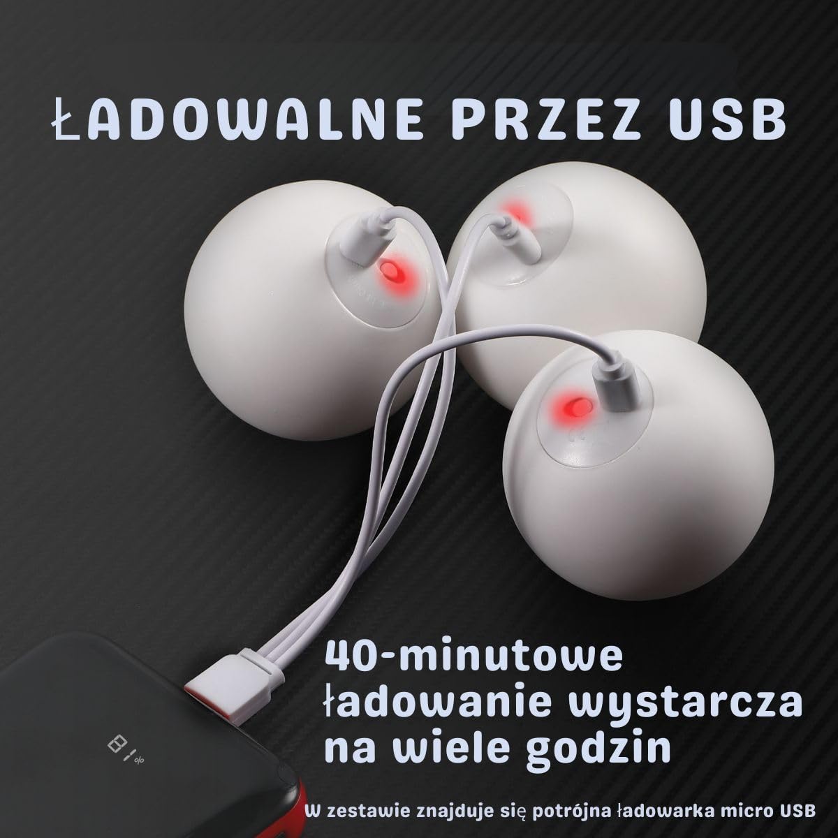 Zestaw 3 Piłek do Żonglerki LED - Podświetlany Zestaw do Żonglerki & Początkujących i Profesjonalistów | Piłki do Żonglerki na Fajny Pokaz Dzieci i Dorosłych | Kolory Tęczy i Efekt Stroboskopowy