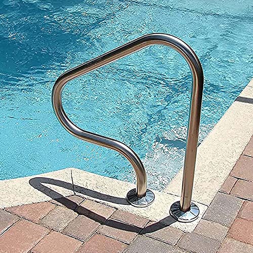 Rampe de piscine en acier inoxydable au design architectural durable