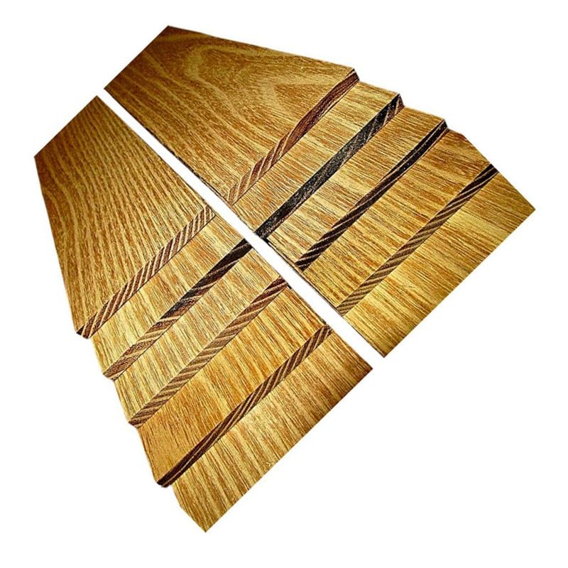 4 Pieces Beautiful Thin Sanded Black Locust Lumber Wood 24" X 6" X 1/4"