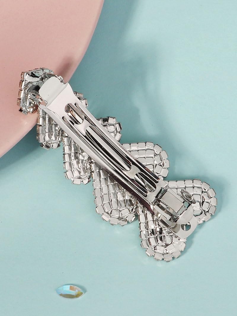 Joyería europea y, pinza for el pelo de amor, sombreros for fiesta de cumpleaños, pinza de resorte con diamantes de imitación