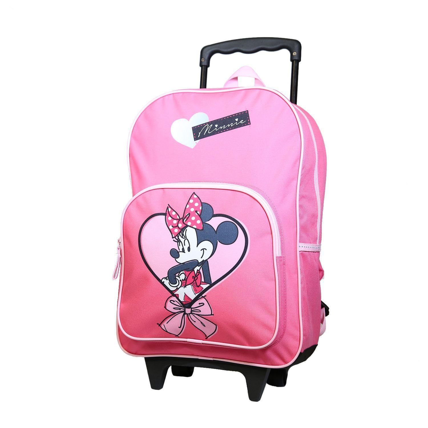 Bagtrotter Sac à Dos à roulettes Disney Minnie Noeud Rose